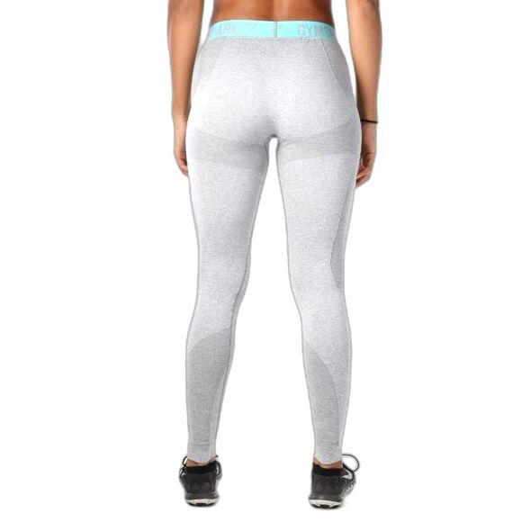 Gymshark Workout Pants Womens Medium 8 10 Grey Leggings Athletic Yoga Lifting - Picture 3 of 7